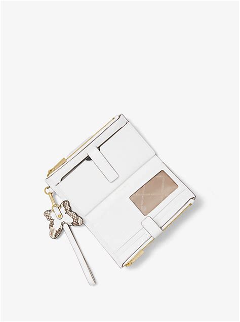 michael kors adele butterfly embellished leather smartphone wallet 168 mrsp|Adele Embellished Leather Smartphone Wallet .